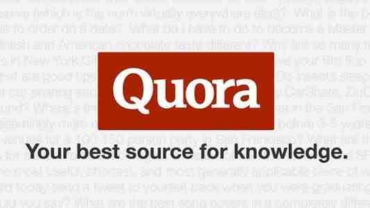 为什么他们都爱用Quora