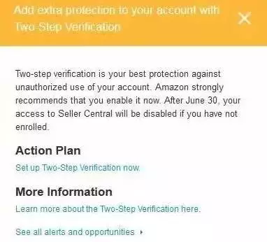 你还未完成亚马逊两步验证？6.30后账户将无法登陆！附详细操作步骤！