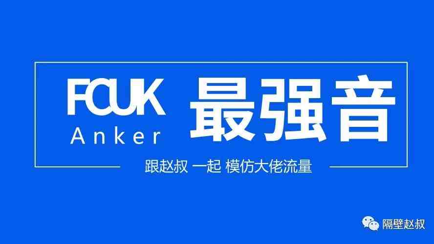 赵叔教你分析跨境大佬： 从流量角度扒一扒-跨境电商独立站Anker.com