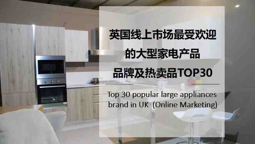 英国线上市场大型家电品牌TOP30