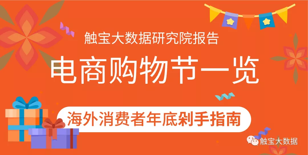 电商购物节一览|海外消费者年底剁手指南