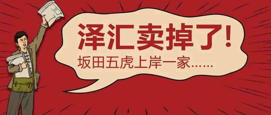 泽汇100%股权准备卖了！卖多少亿呢？