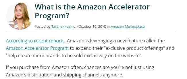 了解Amazon Accelerator（品牌加速器）