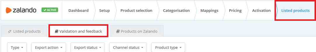 Zalando: 为什么产品没有被上架？