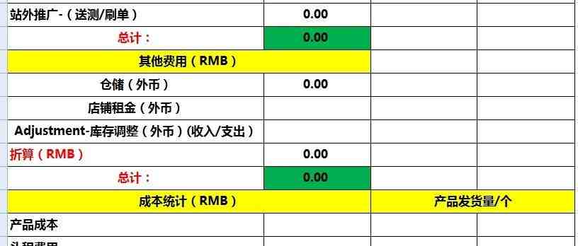 亚马逊财务数据-利润更清晰---实操分享（表格及详情教程）