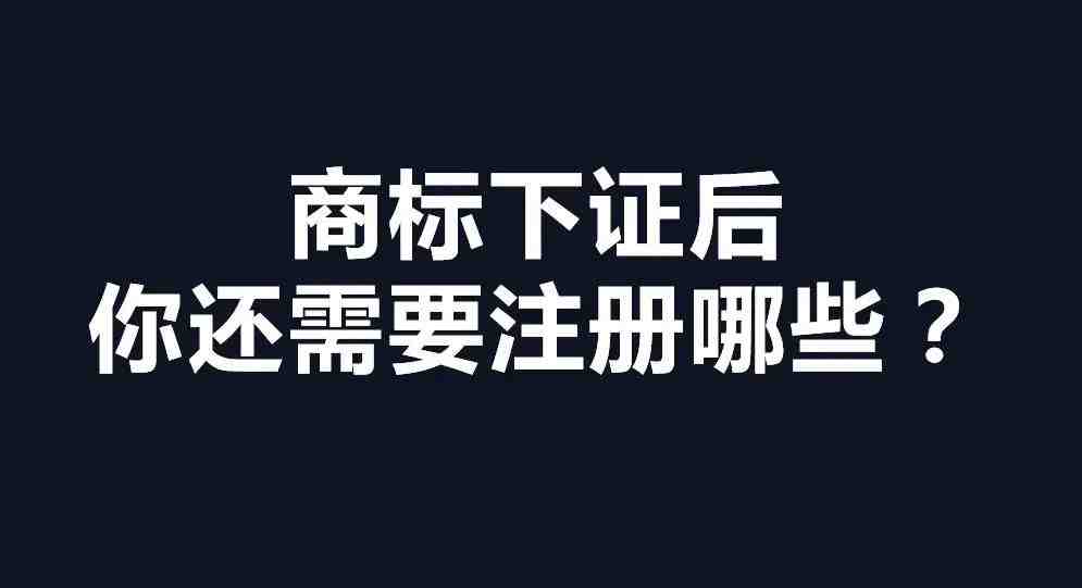 商标下证后你还需要注册哪些？