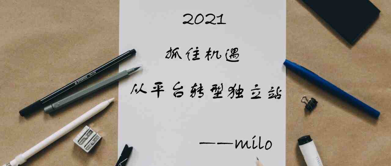 2021抓住机遇：从平台转型独立站