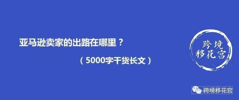 亚马逊卖家的出路在哪里？