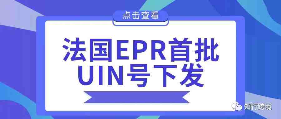 重要通知：法国EPR首批超600个UIN下发！如何判断自己的UIN是否有效？