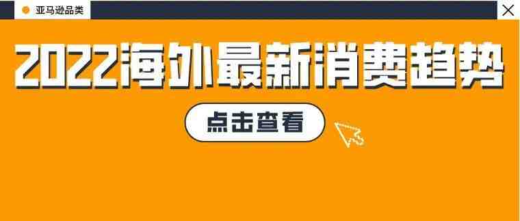 发布了！2022海外消费趋势全总结，100+亚马逊爆品预测出炉！