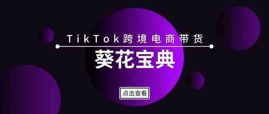 Tik Tok带货“葵花宝典”