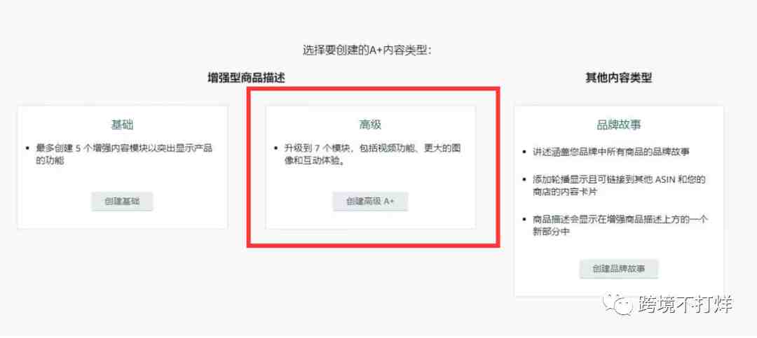 亚马逊高级版A+功能解析