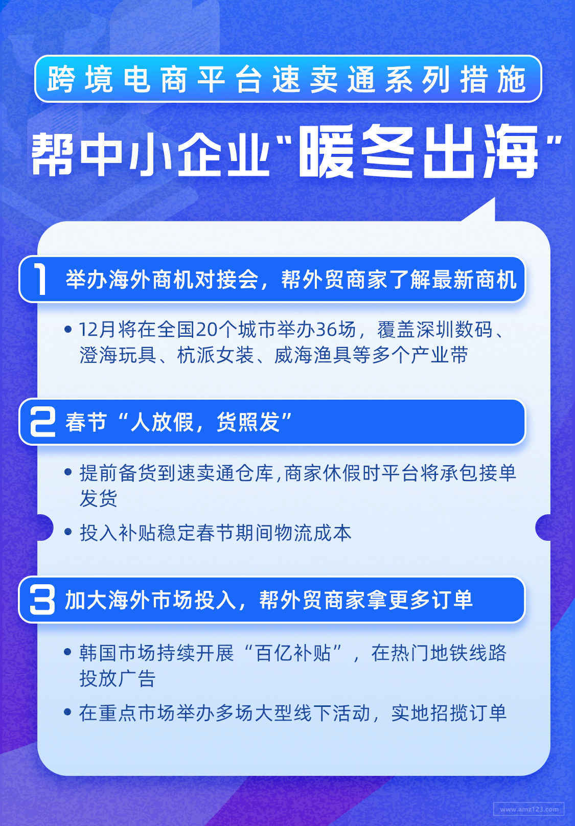 帮中小企业抢单，速卖通春节期间照常发货