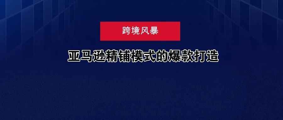 亚马逊精铺模式的爆款打造