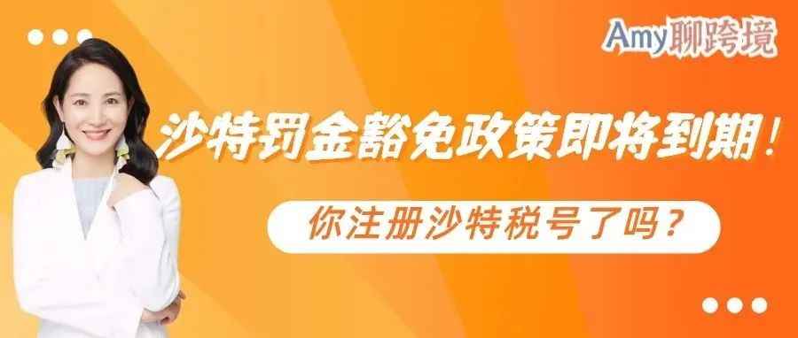 沙特税局罚金豁免政策11.30日到期！你是否已经注册了沙特税号？