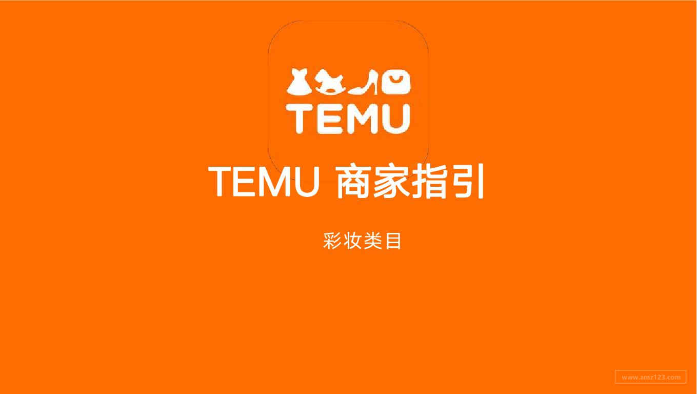 TEMU 美妆类目商家指导书