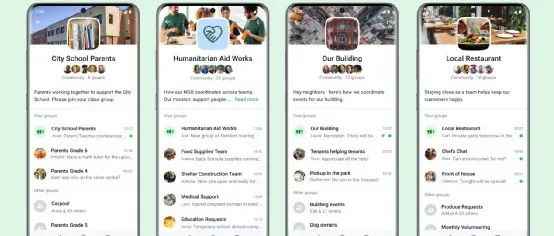 WhatsApp新社区标签让管理员轻易与超过千人传播信息