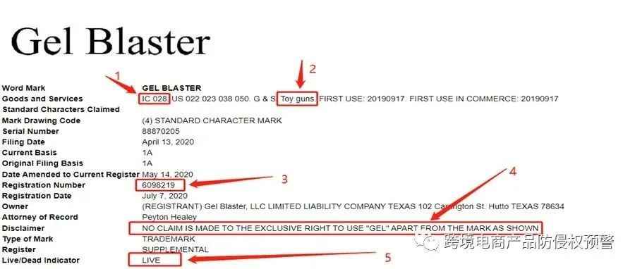 美国商标里的5个关键信息，决定是否侵权