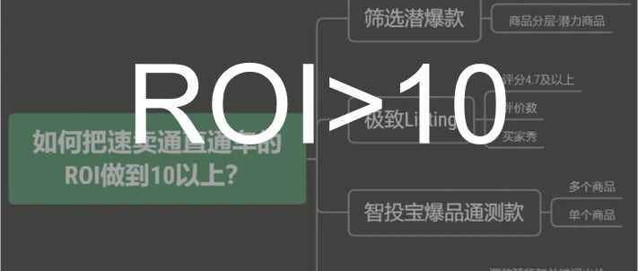 如何把速卖通直通车的ROI做到10以上？